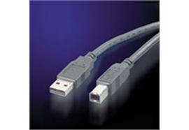 BLANK USB 2.0 Kabel, Typ A-B, schwarz, 1.8m
