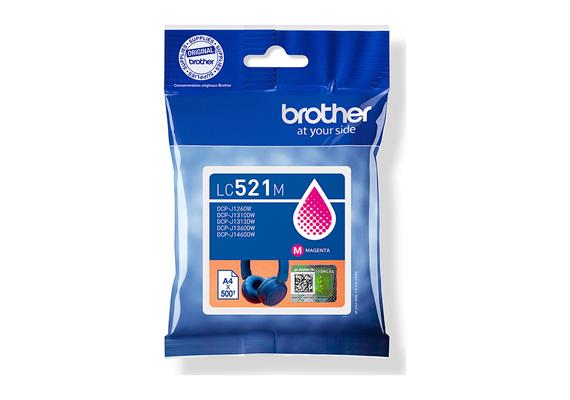 Brother Tinte LC-521M Magenta