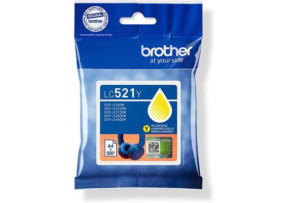 Brother Tinte LC-521Y Yellow