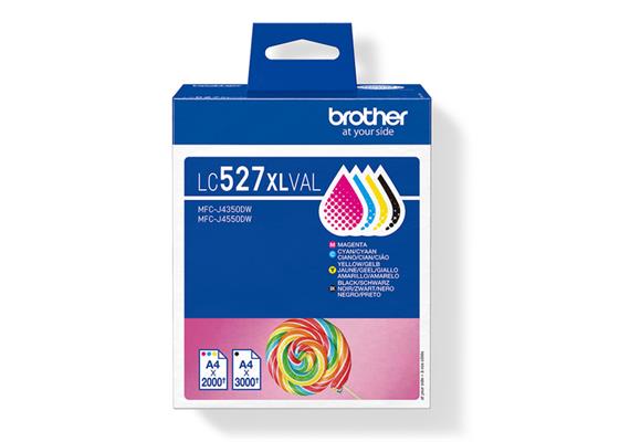 Brother Tinte LC-527XLVAL Magenta/Yellow/Black/Cyan