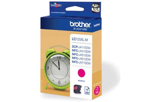 Brother Tinte LC125XL-M - magenta, 1'200 Seiten