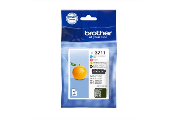 Brother Tinten LC-3211 - Multipack, 200 Seiten