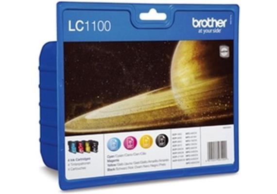 Brother Valuepack Tinte LC-1100VA - CMYBK, 450/325 Seiten