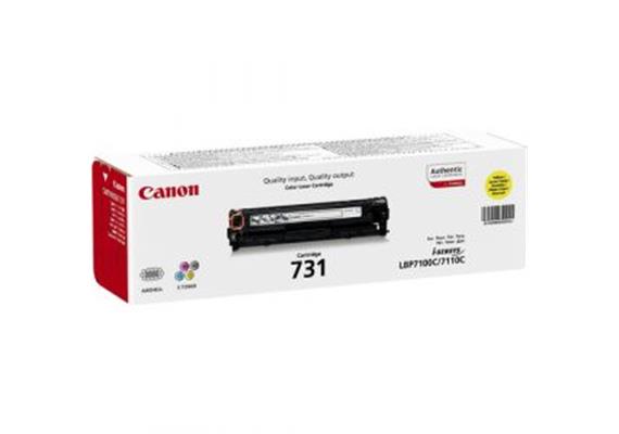 CANON 731-Y Toner yellow Std Capacity 1.500 pages