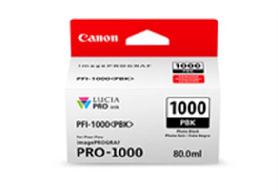 CANON Tintenpatrone photo schwarz PFI-1000 imagePROGRAF PRO-1000 80ml