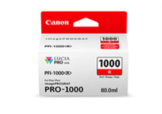 CANON Tintenpatrone rot PFI-1000 imagePROGRAF PRO-1000 80ml