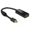 Delock Adapter Mini-Displayport - HDMI passiv, 4K, schwarz