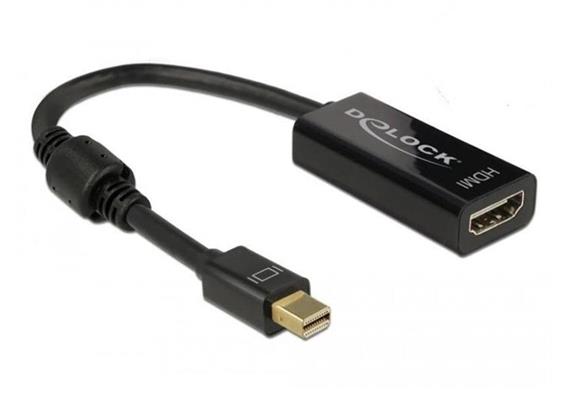 Delock Adapter Mini-Displayport - HDMI passiv, 4K, schwarz