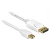 Delock Kabel Mini-DisplayPort – DisplayPort, 3 m 4K 60 Hz