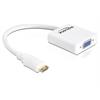 DeLock Mini-HDMI - VGA Konverter, weiss