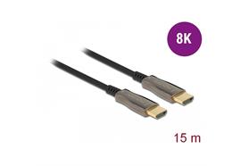Delock Optisches Kabel Aktiv HDMI 8K 60 Hz HDMI - HDMI, 15 m