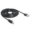 Delock USB 2.0-Kabel EASY-USB USB A - USB B 3 m