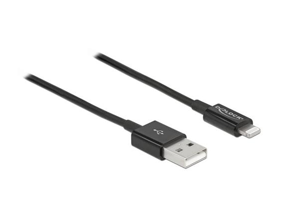 Delock USB 2.0-Kabel für iPhone, iPad, iPod USB A - Lightning 1 m