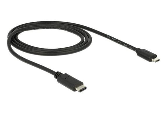 Delock USB 2.0-Kabel USB C - Micro-USB B 1 m