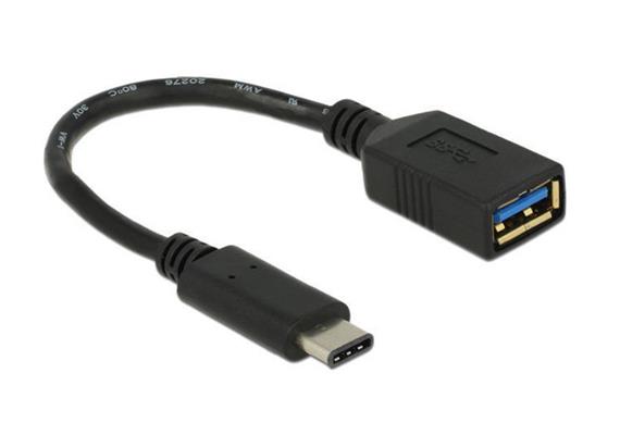 DeLock USB3.0 Adapterkabel, A - C, 15cm