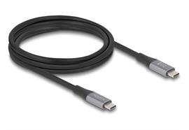 Delock USB4-Kabel 40 Gbps PD 3.1 240 W USB-C - USB-C 2 m