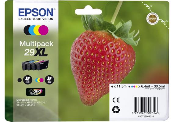 Epson Tinte 29XL - Multipack (T299640) CMYBK