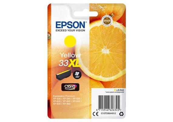 Epson Tinte 33XL - gelb (T33644012) 650 Seiten