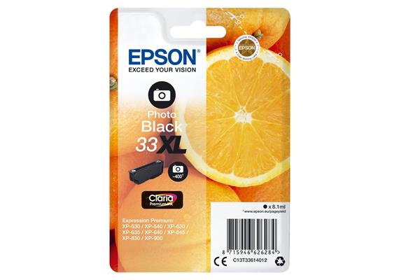 Epson Tinte 33XL - Photo schwarz (T336140) 400 Seiten