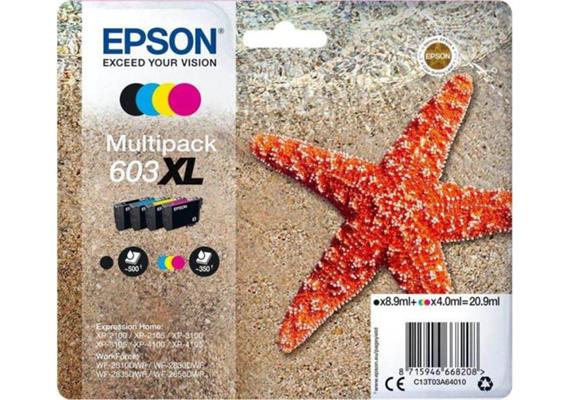 Epson Tinte 603XL - Multipack (T03A64010) CMYBK