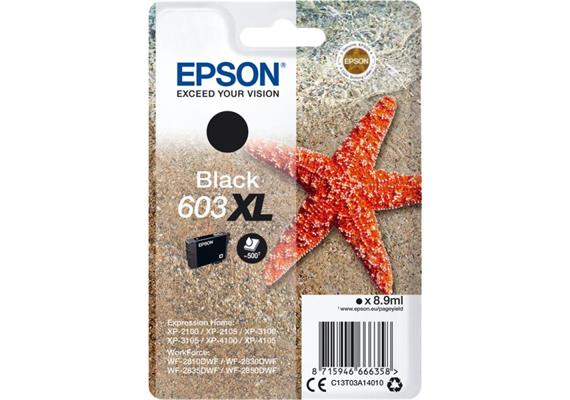 Epson Tinte 603XL - schwarz (T03A14010) 500 Seiten