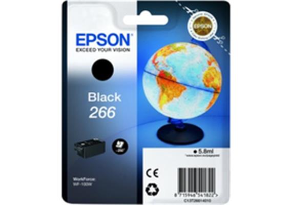 EPSON Tintenpatrone schwarz T266140 Workforce WF-100W 250 Seiten