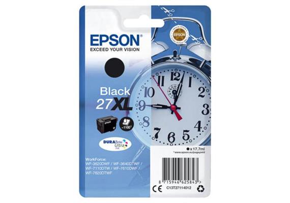 EPSON Tintenpatrone XL schwarz T271140 WF 3620/7620 1100 Seiten