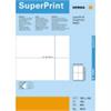 HERMA SuperPrint Etiketten. 105x148mm, ohne Rand, weiss, 100 Etiketten, (5063)