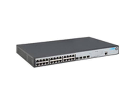 HP 1920-24G-PoE+(370W): 24 Port Smart L3 PoE+Switch, 1Gbps, QoS, SSL, 4xSFP, inkl. 19"Kit