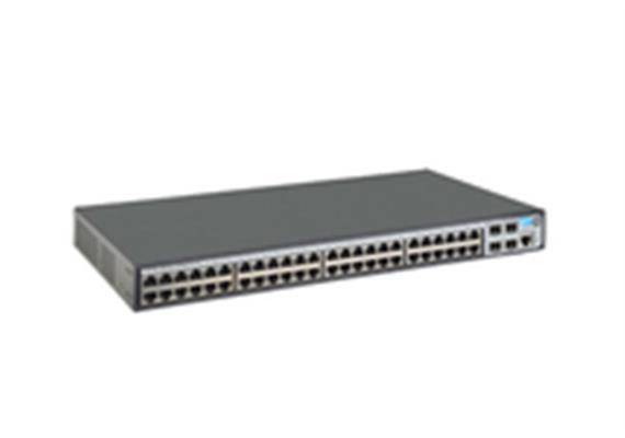 HP 1920-48G: 48 Port Smart L3 Switch, 1Gbps, QoS, SSL, 4xSFP, inkl. 19"Kit