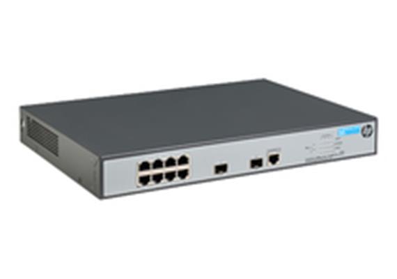 HP 1920-8G-PoE+(180W): 8 Port Smart L3 PoE+Switch, 1Gbps, QoS, SSL, 2xSFP, inkl. 19"Kit