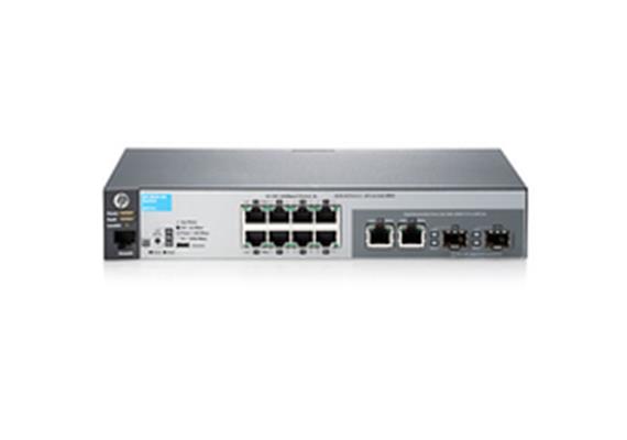 HP 2530-8G: 8Port 1Gbps L2-Switch, 2x1Gbps/2xSFP, Lüfterlos,