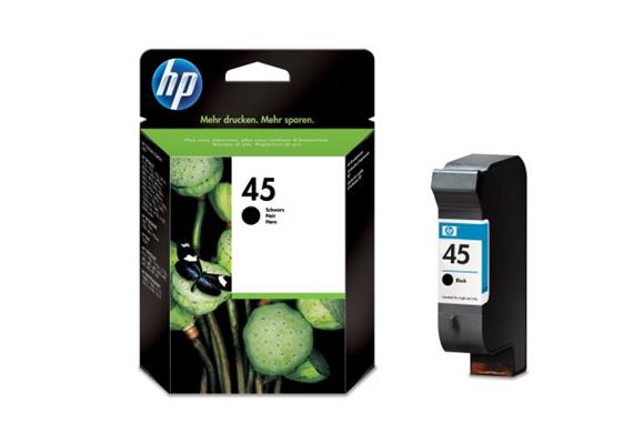 HP Tinte 45 - Schwarz (51645AE) 830 Seiten