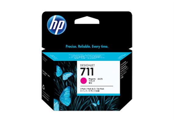 HP Tinte 711 - Magenta (CZ135A) 3x29ml