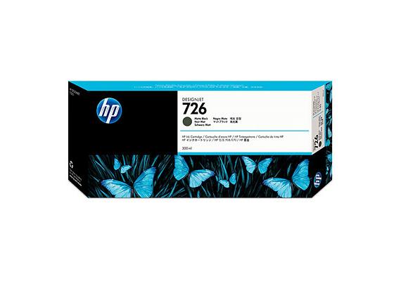 HP Tinte 726 - Matt Schwarz (CH575A) 300 ml