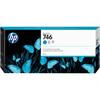 HP Tinte 746 - Cyan (P2V80A) 300 ml