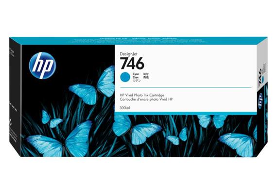 HP Tinte 746 - Cyan (P2V80A) 300 ml