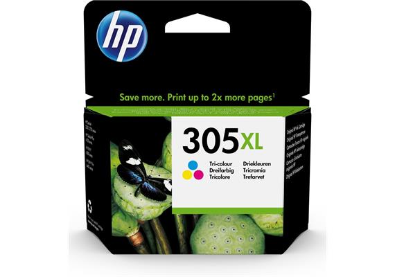 HP Tintenpatrone 305XL color, 200 Seiten