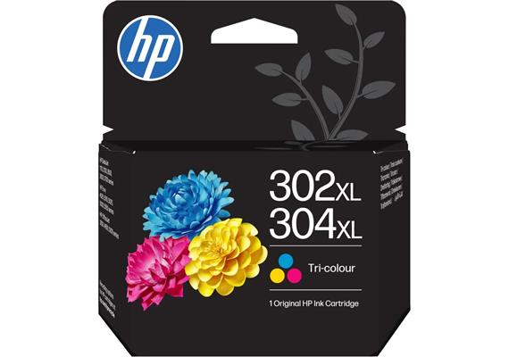 HP Tintenpatrone XL 302/304 color, 330 Seiten
