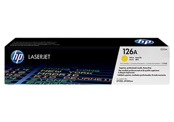 HP Toner 126A - gelb (CE312A) 1'000 Seiten