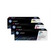 HP Toner 128A - CMY (CF371AM) Tri-Pack, 1'300 Seiten