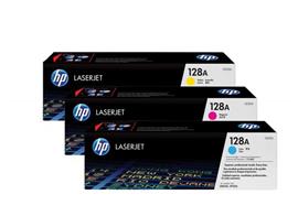 HP Toner 128A - CMY (CF371AM) Tri-Pack, 1'300 Seiten