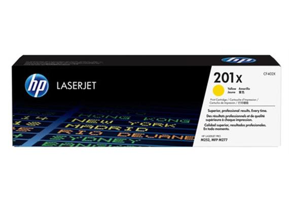 HP Toner 201X - gelb (CF402X) 2'300 Seiten