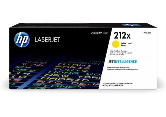 HP Toner 212X - gelb (W2122X) - 10'000 Seiten