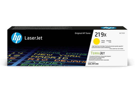 HP Toner 219X (W2192X) Yellow, 2500 Seiten