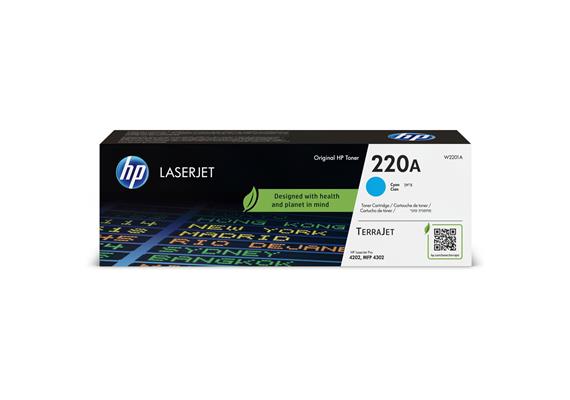 HP Toner 220A - Cyan (W2201A), bis zu 1800 Seiten