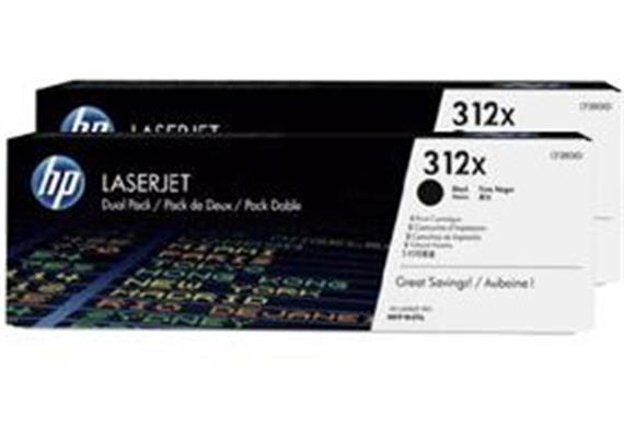 HP Toner 312X - schwarz (CF380XD) 2er-Pack, 2 x 4'400 Seiten