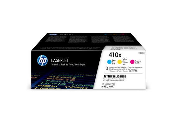 HP Toner 410X - CMY (CF252XM) Tri-Pack, je 5'000 Seiten