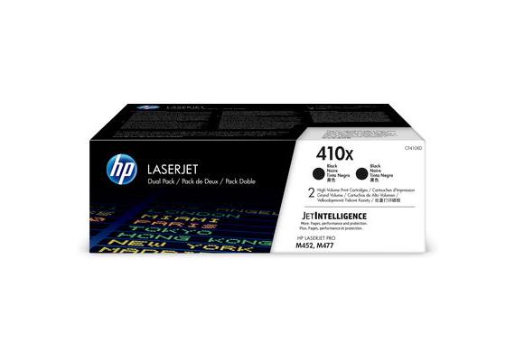 HP Toner 410X - schwarz (CF410XD) Duo-Pack, 2 x 6'500 Seiten