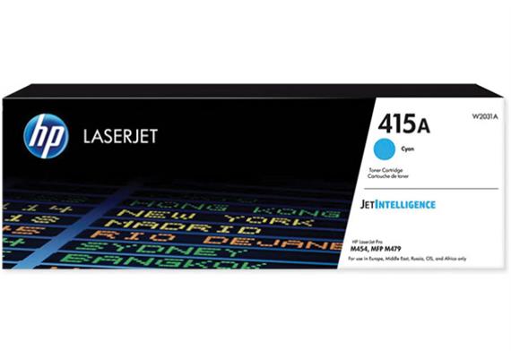 HP Toner 415A - cyan (W2031A) 2'100 Seiten